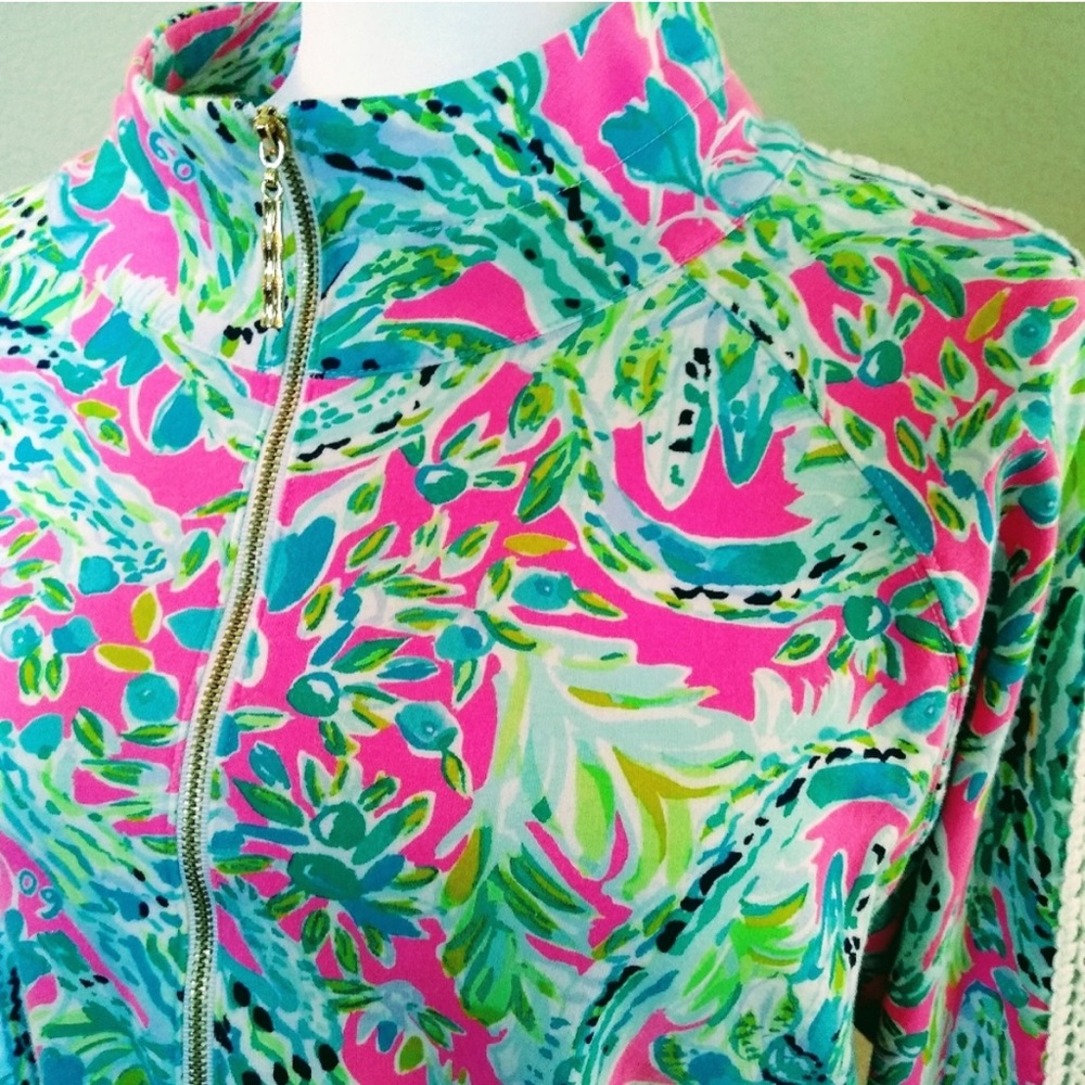 Lilly Pulitzer Popover Multi Snap Back XL - Picture 4 of 4